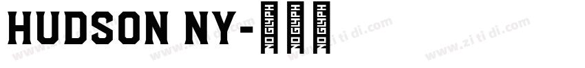 Hudson NY字体转换